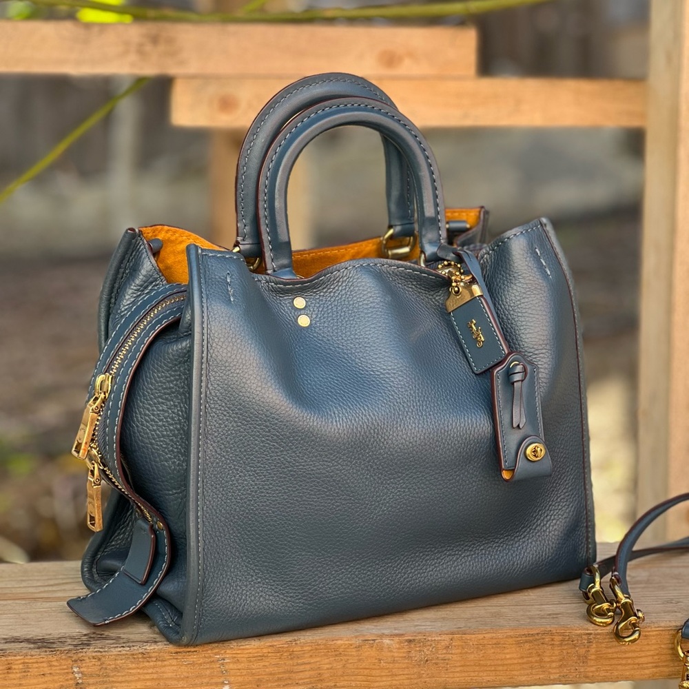 Like new, Coach Rogue 30 Dark Denim
